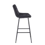ERMINA BLACK VELVET ΥΦΑΣΜΑ 75εκ. ΣΚΑΜΠΟ ΜΕΤΑΛΛΙΚΟ 49X50X75-104εκ. - Image 3