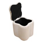 FIONA ΣΚΑΜΠΟ VELVET BEIGE ΜΕ ΑΠΟΘ. ΧΩΡΟ 30X30X34εκ. - Image 2
