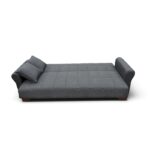 VAVEL DARK GREY ΥΦΑΣΜΑ 3ΘΕΣΙΟΣ ΚΑΝΑΠΕΣ/ΚΡΕΒΑΤΙ ΜΕ ΑΠΟΘ.ΧΩΡΟ 216X85X80εκ. - Image 3