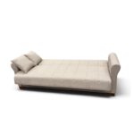 VAVEL LIGHT BROWN ΥΦΑΣΜΑ 3ΘΕΣΙΟΣ ΚΑΝΑΠΕΣ/ΚΡΕΒΑΤΙ ΜΕ ΑΠΟΘ.ΧΩΡΟ 216X85X80εκ. - Image 3