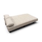 NELY LIGHT BROWN ΥΦΑΣΜΑ 3ΘΕΣΙΟΣ ΚΑΝΑΠΕΣ/ΚΡΕΒΑΤΙ ΜΕ ΑΠΟΘ.ΧΩΡΟ 190X88X82εκ. - Image 3