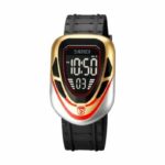 Ψηφιακό ρολόι χειρός - Skmei - 1833 - 018339 - Gold/Red
