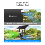 Ηλιακή κάμερα ασφαλείας IP - Dual - Security Camera - TP15 - 020317 - Image 3