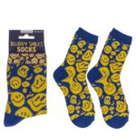 Κάλτσες Χαμόγελα Κίτρινο/Μπλε 70% Βαμβάκι/25% Polyester/5% Ελαστάνη Μέγεθος 36-42 - 1 τεμ.