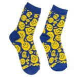Κάλτσες Χαμόγελα Κίτρινο/Μπλε 70% Βαμβάκι/25% Polyester/5% Ελαστάνη Μέγεθος 36-42 - 1 τεμ. - Image 3