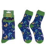 Κάλτσες Gaming Μπλε/Πράσινο 70% Βαμβάκι/25% Polyester/5% Ελαστάνη Μέγεθος 42-46 - 1 τεμ.