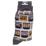 Κάλτσες Κασέτα Γκρι/Λευκό 70% Βαμβάκι/25% Polyester/5% Ελαστάνη Μέγεθος 42-46 - 1 τεμ. - Image 2