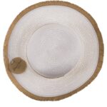 Καπέλο Ψάθινο 98% Polyester 2% Ψάθα Μέγεθος One Size 34x35x12cm Σε 2 Χρώματα - 1 τεμ. - Image 2