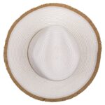 Καπέλο Ψάθινο 98% Polyester 2% Ψάθα Μέγεθος One Size 34x35x12cm Σε 2 Χρώματα - 1 τεμ. - Image 3