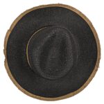 Καπέλο Ψάθινο 98% Polyester 2% Ψάθα Μέγεθος One Size 34x35x12cm Σε 2 Χρώματα - 1 τεμ. - Image 4