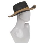 Καπέλο Ψάθινο 98% Polyester 2% Ψάθα Μέγεθος One Size 34x35x12cm Σε 2 Χρώματα - 1 τεμ. - Image 5