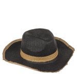 Καπέλο Ψάθινο 98% Polyester 2% Ψάθα Μέγεθος One Size 34x35x12cm Σε 2 Χρώματα - 1 τεμ. - Image 6