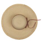 Καπέλο Ψάθινο Με Χρωματιστή Λωρίδα 98% Ψάθα/2% Polyester Μέγεθος One Size 44x44x12cm - 1 τεμ. - Image 3