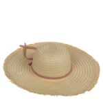 Καπέλο Ψάθινο Με Χρωματιστή Λωρίδα 98% Ψάθα/2% Polyester Μέγεθος One Size 44x44x12cm - 1 τεμ. - Image 4