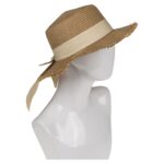 Καπέλο Ψάθινο Με Χρωματιστή Λωρίδα 98% Polyester/2% Ψάθα Μέγεθος One Size 35x35x10cm Σε 2 Χρώματα - 1 τεμ. - Image 5