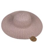 Καπέλο Ψάθινο Χρωματιστό 35% Polyester/65% Ψάθα Μέγεθος One Size 44x44x12cm Σε 2 Χρώματα - 1 τεμ. - Image 2