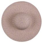 Καπέλο Ψάθινο Χρωματιστό 35% Polyester/65% Ψάθα Μέγεθος One Size 44x44x12cm Σε 2 Χρώματα - 1 τεμ. - Image 3