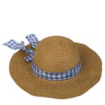 Καπέλο Ψάθινο Με Χρωματιστή Λωρίδα 98% Ψάθα/2% Polyester Μέγεθος One Size 37x37x12cm Σε 2 Χρώματα - 1 τεμ. - Image 4