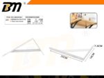 Γωνία στήριξης ραφιού - 250x160x16*2mm - Σετ 12 τεμάχια - 205640 - Image 2