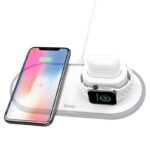 HOCO CW21 Wisdom ΒΑΣΗ ΑΣΥΡΜΑΤΗΣ ΦΟΡΤΙΣΗΣ APPLE 3-in-1