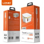 LDNIO A1204Q ΦΟΡΤΙΣΤΗΣ QC3.0 1 PORT + 1M LIGHTNING CABLE - Image 2