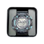 Ψηφιακό ρολόι χειρός - 6859 - 115185 - Black/Light Blue