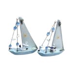 Διακοσμητικό Souvenir Καραβάκι - Σετ 2 τεμάχια - L2026-33AB - 125565