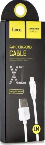 HOCO X1 ΚΑΛΩΔΙΟ LIGHTNING USB 1m, ΛΕΥΚΟ - Image 3
