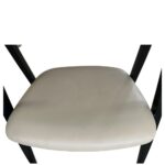 Καρέκλα Τραπεζαρίας ArteLibre SOLANA Cappuccino/Μαύρο PU/Μέταλλο 51x51x81cm - 1 τεμ. - Image 6