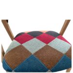 Καρέκλα Τραπεζαρίας ArteLibre SOLANA Patchwork Ύφασμα/Μέταλλο 51x51x81cm - 1 τεμ. - Image 7