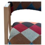 Καρέκλα Τραπεζαρίας ArteLibre SOLANA Patchwork Ύφασμα/Μέταλλο 51x51x81cm - 1 τεμ. - Image 8