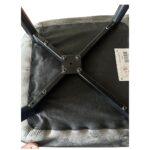 Καρέκλα Τραπεζαρίας ArteLibre FLORITA Γκρι/Μαύρο Βελούδο/Μέταλλο 55x57x84cm - 1 τεμ. - Image 5