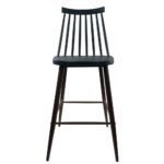 Σκαμπό Bar ArteLibre MARANTA Μαύρο/Καρυδί PP/Μέταλλο 45x46x97cm - 1 τεμ. - Image 8