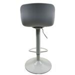 Σκαμπό Bar ArteLibre QUERIDA Λευκό PP/Μέταλλο 44x45x58/81-79/102cm - 1 τεμ. - Image 4