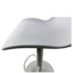 Σκαμπό Bar ArteLibre QUERIDA Λευκό PP/Μέταλλο 44x45x58/81-79/102cm - 1 τεμ. - Image 6