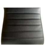 Σκαμπό Bar ArteLibre ENCANTA Μαύρο/Χρώμιο PU/Μέταλλο 41x50x59/94-80/115cm - 1 τεμ. - Image 6