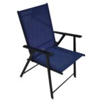 Καρέκλα Παραλίας ArteLibre BLUEWAVE Μπλε/Μαύρο Μέταλλο/Textilene 47x47x89.5cm - 1 τεμ.