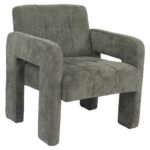 Πολυθρόνα ArteLibre VELORA Πράσινο Ύφασμα/Ξύλο 75x68x69cm - 1 τεμ.