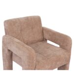 Πολυθρόνα ArteLibre VELORA Μπεζ Ύφασμα/Ξύλο 75x68x69cm - 1 τεμ. - Image 6