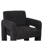 Πολυθρόνα ArteLibre VELORA Γκρι Σκούρο Ύφασμα/Ξύλο 75x68x69cm - 1 τεμ. - Image 6