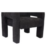 Πολυθρόνα ArteLibre VELORA Γκρι Σκούρο Ύφασμα/Ξύλο 75x68x69cm - 1 τεμ. - Image 7