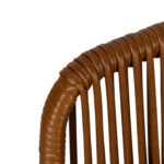 Πολυθρόνα Κήπου ArteLibre BLUENILE Λευκό/Καφέ Αλουμίνιο/Rattan 49x42x81cm - 1 τεμ. - Image 10