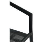 Σκαμπό Bar ArteLibre SANTORINI Μαύρο/Φυσικό Αλουμίνιο/Rattan 55x56x99cm - 1 τεμ. - Image 9