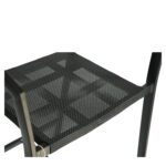 Σκαμπό Bar ArteLibre SANTORINI Μαύρο/Φυσικό Αλουμίνιο/Rattan 55x56x99cm - 1 τεμ. - Image 10