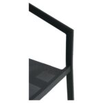 Σκαμπό Bar ArteLibre SANTORINI Ανθρακί/Φυσικό Αλουμίνιο/Rattan 55x56x99cm - 1 τεμ. - Image 10