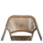 Πολυθρόνα Κήπου ArteLibre MOOREA Μπεζ/Φυσικό Αλουμίνιο/Rattan 58x56x79cm - 1 τεμ. - Image 7