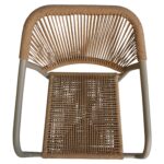 Πολυθρόνα Κήπου ArteLibre MOOREA Μπεζ/Φυσικό Αλουμίνιο/Rattan 58x56x79cm - 1 τεμ. - Image 10