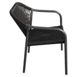 Πολυθρόνα Κήπου ArteLibre MOOREA Ανθρακί Αλουμίνιο/Rattan 58x56x79cm - 1 τεμ. - Image 3