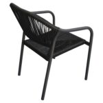 Πολυθρόνα Κήπου ArteLibre MOOREA Ανθρακί Αλουμίνιο/Rattan 58x56x79cm - 1 τεμ. - Image 4