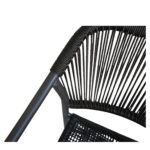 Πολυθρόνα Κήπου ArteLibre MOOREA Ανθρακί Αλουμίνιο/Rattan 58x56x79cm - 1 τεμ. - Image 8
